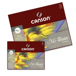 CANSON® Mi-Teintes® Pastellblock 41x32cm | Grautöne