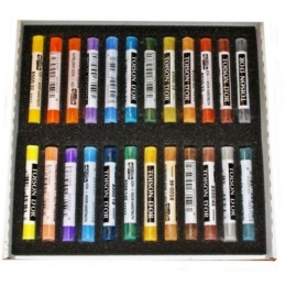 TOISON D'OR Softpastellkreide | 10 mm runde weiche Künstler-Pastellkreide 48-er Set