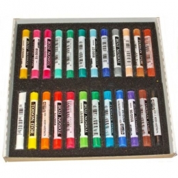 TOISON D'OR Softpastellkreide | 10 mm runde weiche Künstler-Pastellkreide 48-er Set