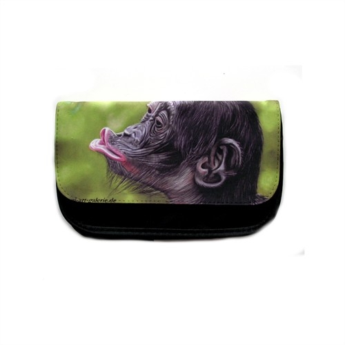 Federtasche mit Druckmotiv