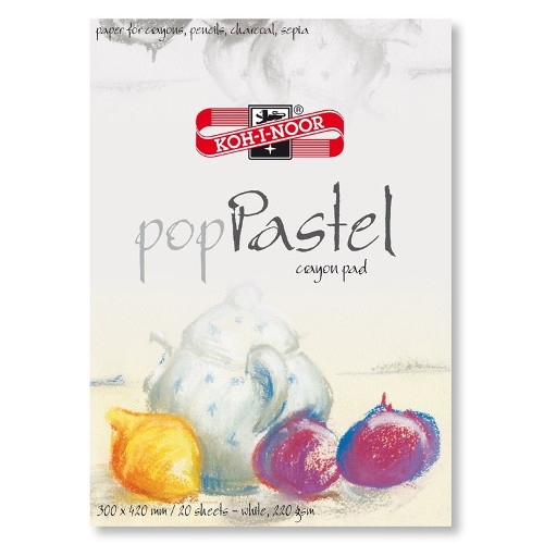 pop-Pastel Block A4 weiß