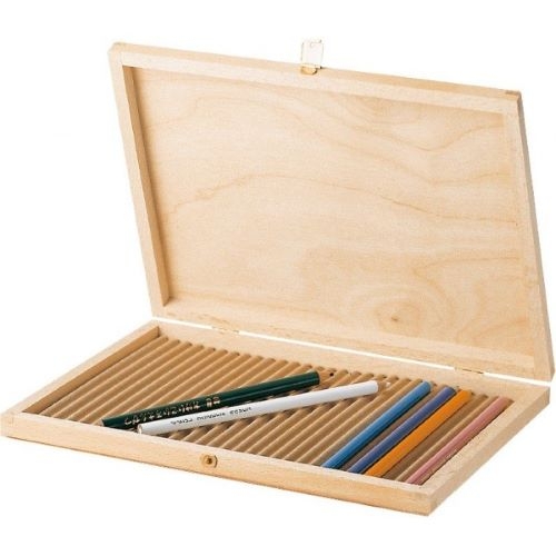 Holz Leerkasten | für 28 Stifte